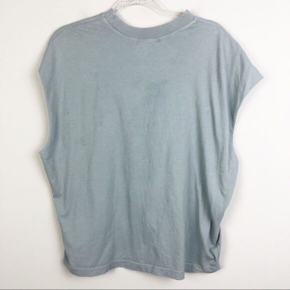 TRULY MADLY DEEPLY | Super Oversized Cutout Muscle Tee Sleeveless Women’s XS - Picture 4 of 6